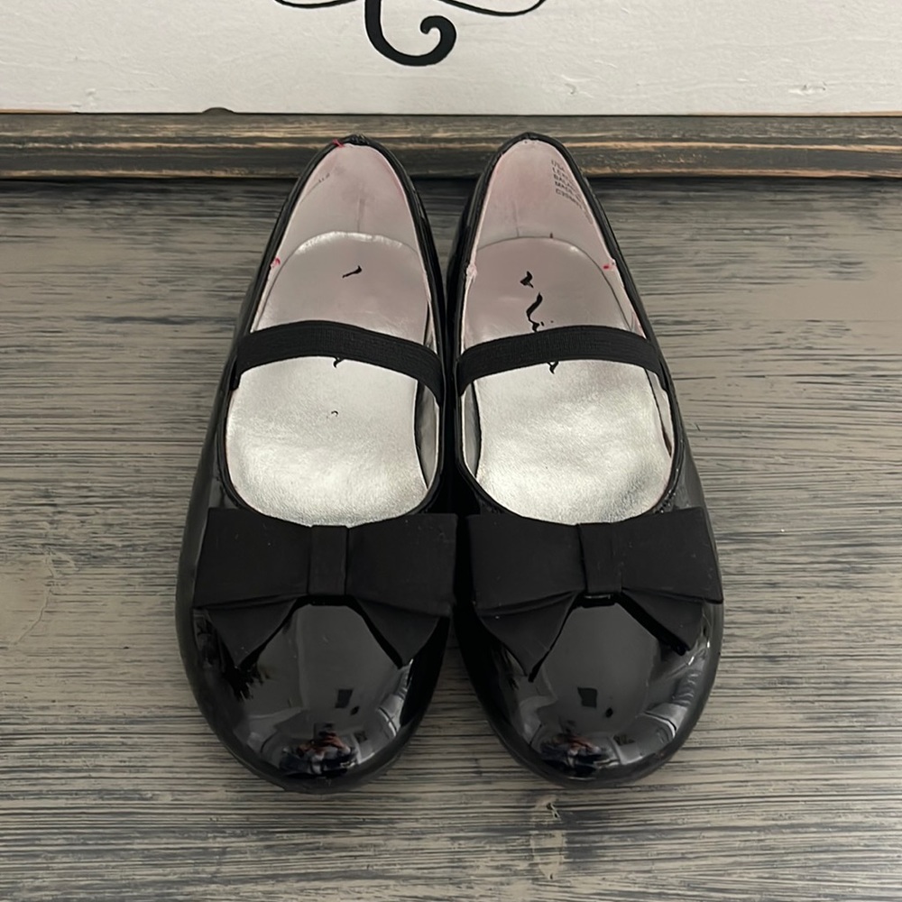 Nina Patent Leather Flats - little girls size 12